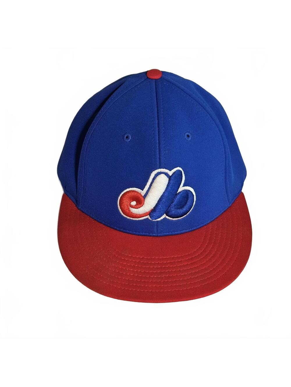 Montreal Expo Pulse R PTS 20 XS S 45 Performance Team Series Fitted Hat Baseball